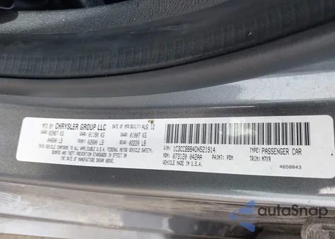2013 Chrysler 200 Touring from USA, damaged, VIN 1C3CCBBB4DN521914